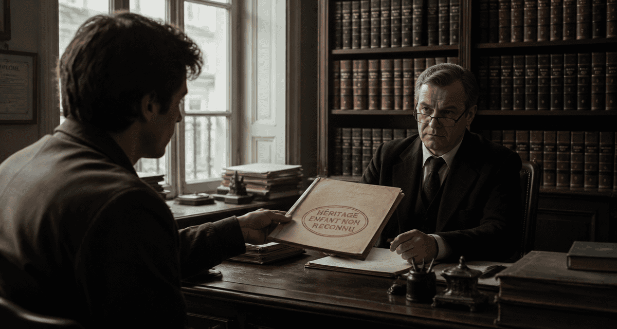 enfant non reconnu heritage chez le notaire