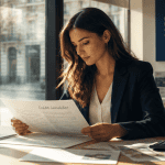 la poste credit immobilier jeune femme dossier