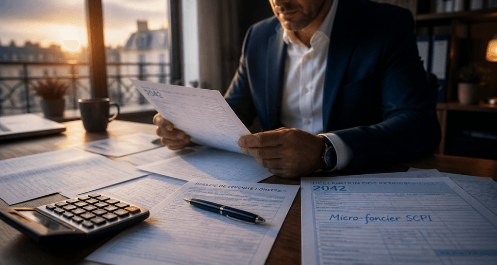 micro foncier et scpi documents fiscaux