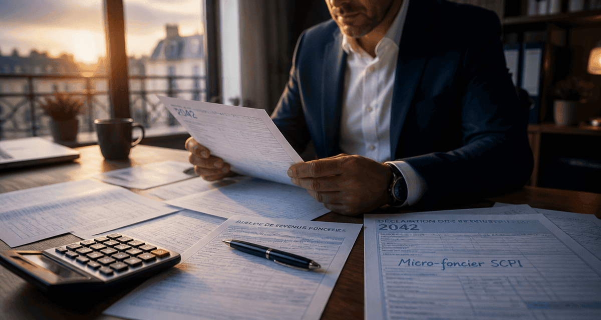 micro foncier et scpi documents fiscaux