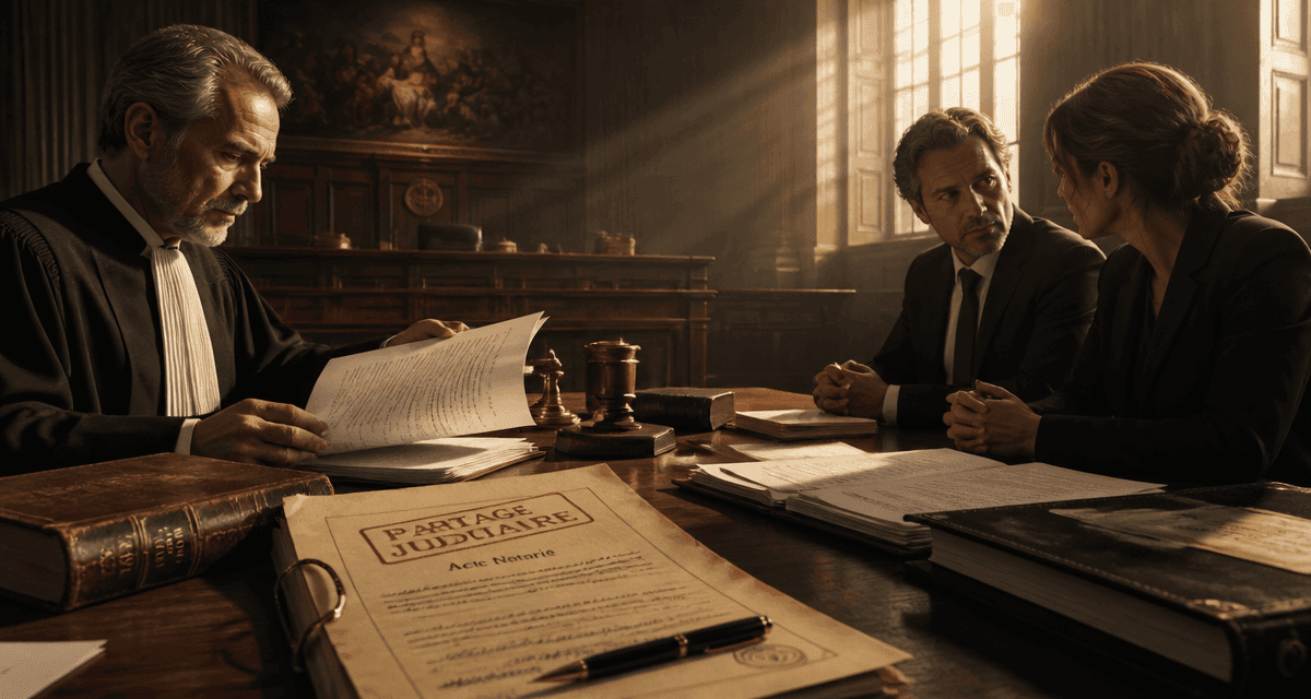 partage judiciaire indivision tribunal