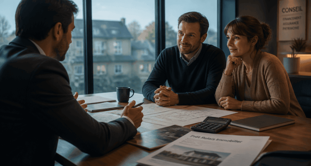 Quel est la meilleure banque pour le prêt relais, conseil en agence