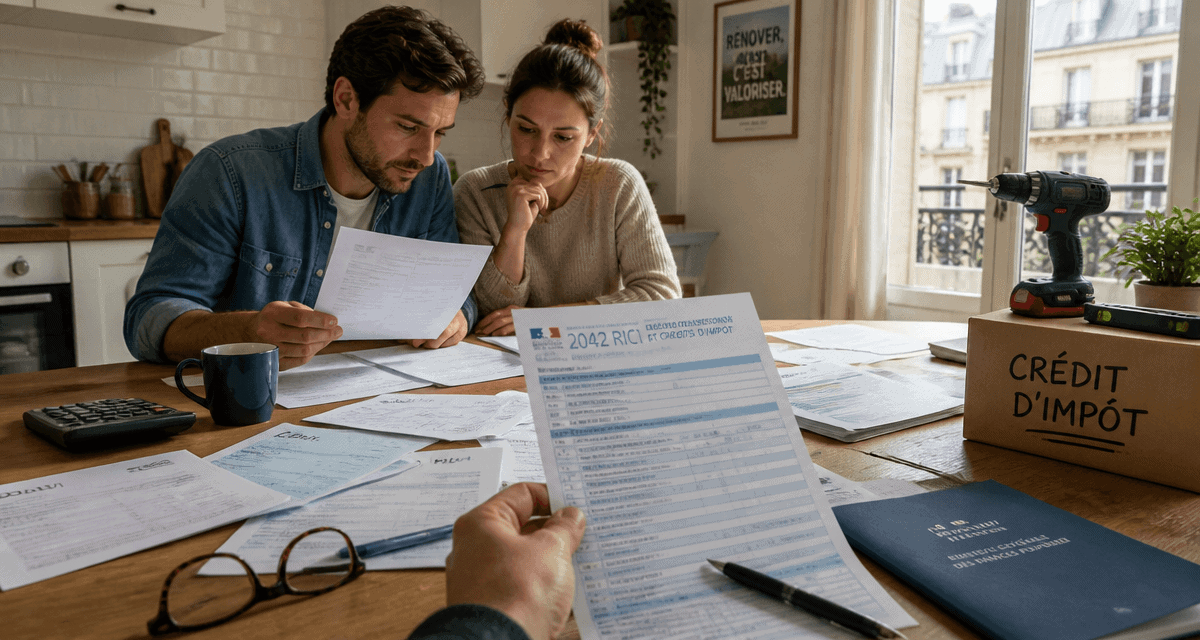 travaux déductibles impôts résidence principale 2024 couple factures
