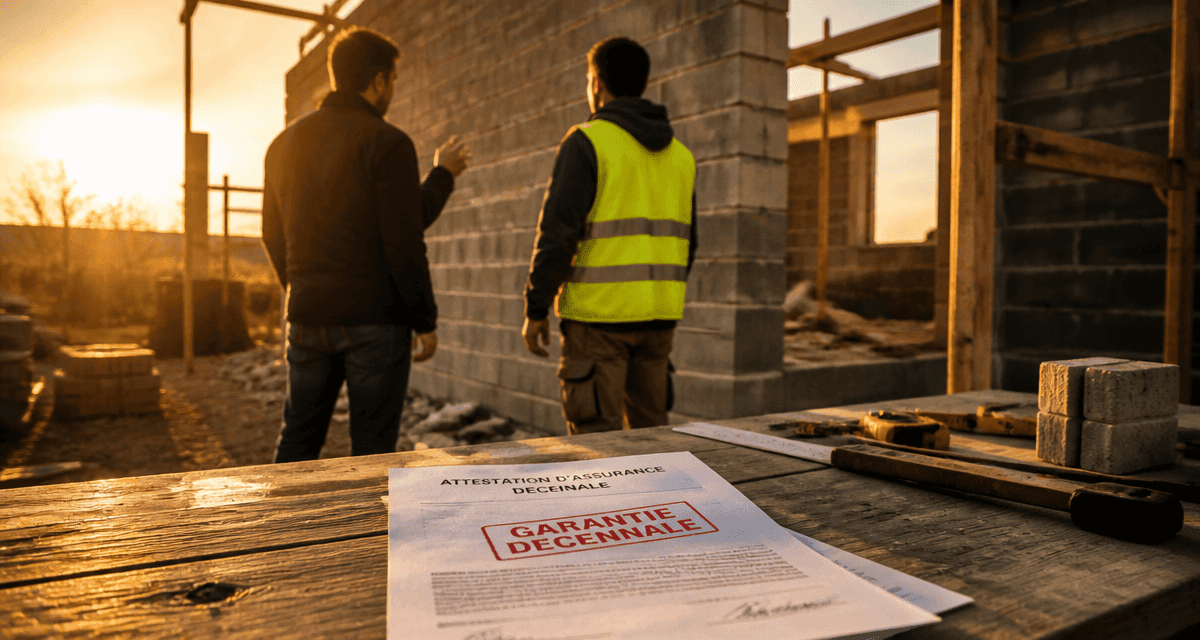 travauxnow garantie décennale attestation sur chantier
