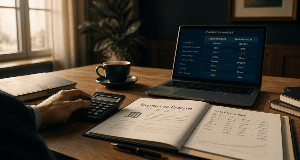 vaut il mieux emprunter ou utiliser son épargne dossier calcul