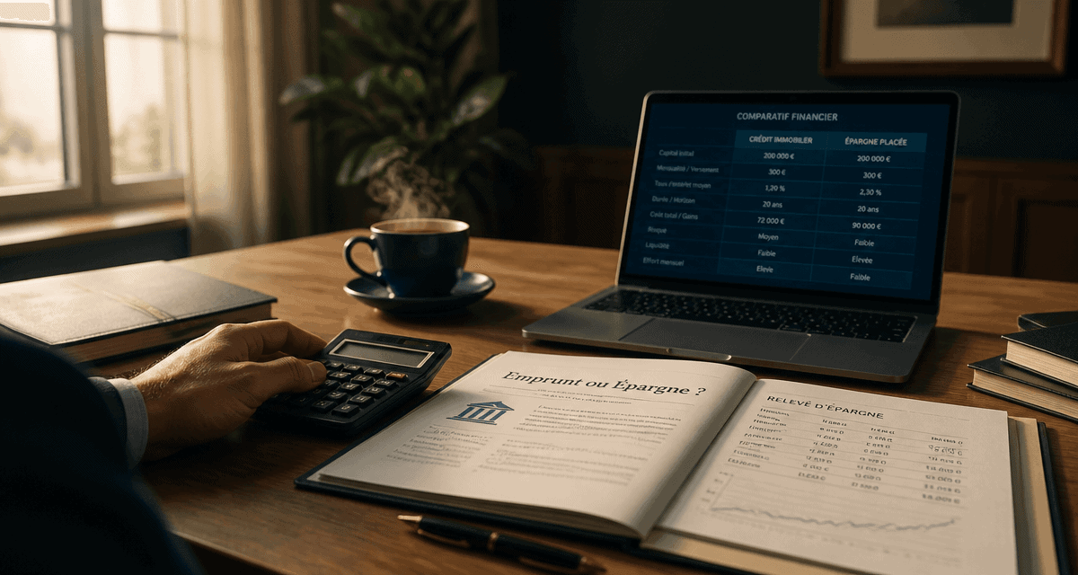 vaut il mieux emprunter ou utiliser son épargne dossier calcul