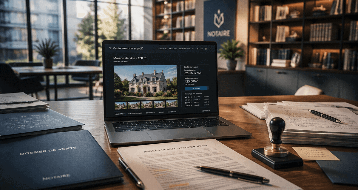 vente en immo interactif sur ordinateur en étude notariale
