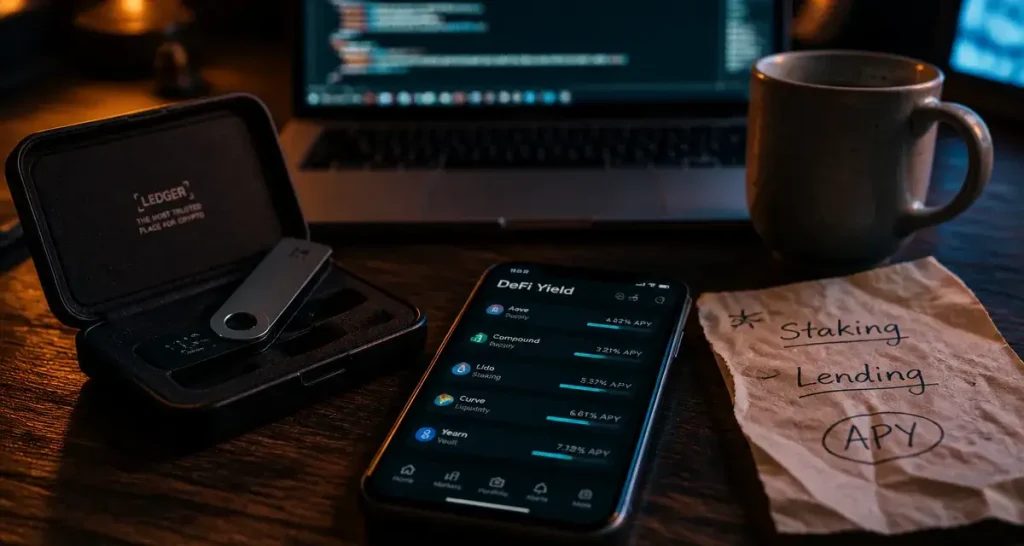 Defi rendement : revenus passifs DeFi et pièges qui vident le wallet