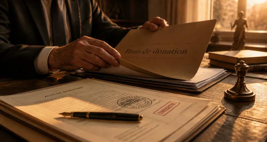 frais donation notaire dossier