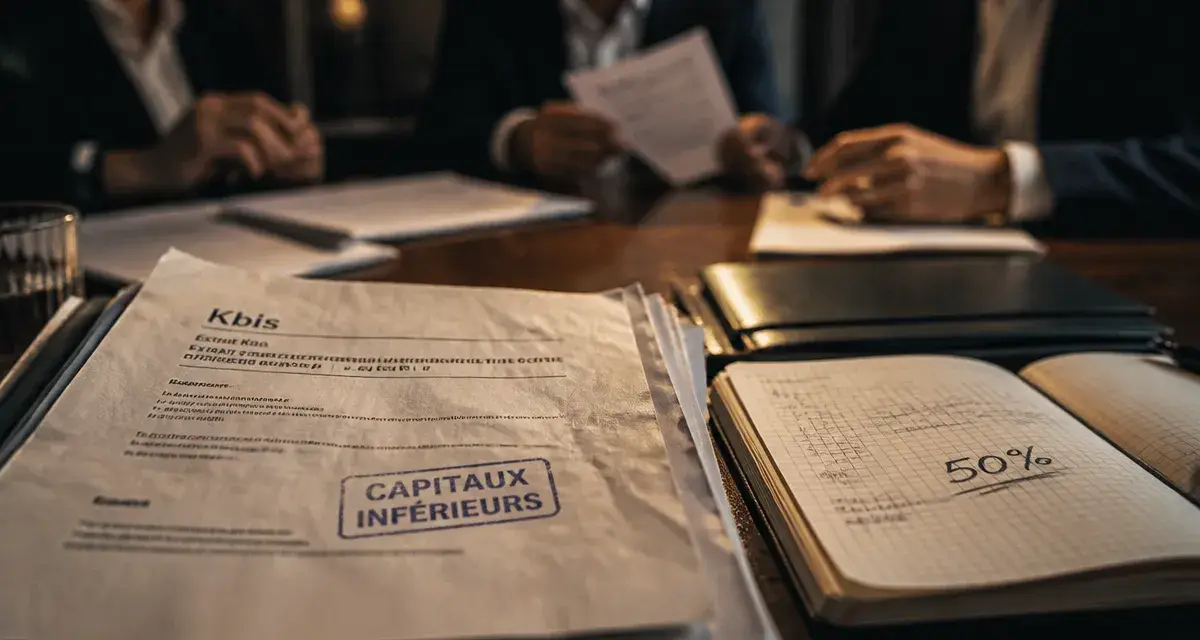 Perte de la moitié du capital social : documents comptables et calcul 50%