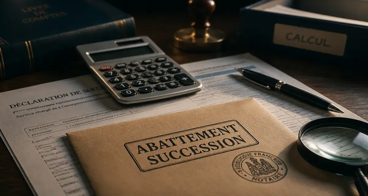 Succession abattement : calcul des droits selon lien de parenté