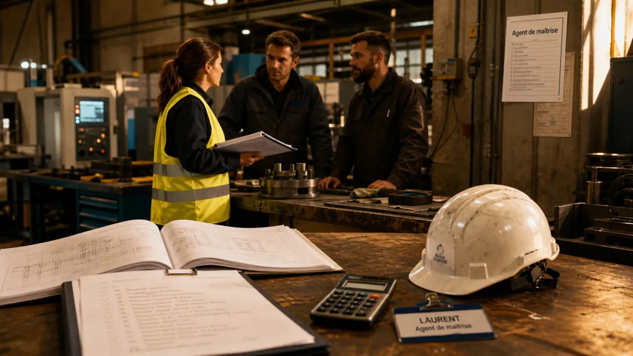 Agent de maitrise quel niveau : responsable en atelier, rôle d’encadrement