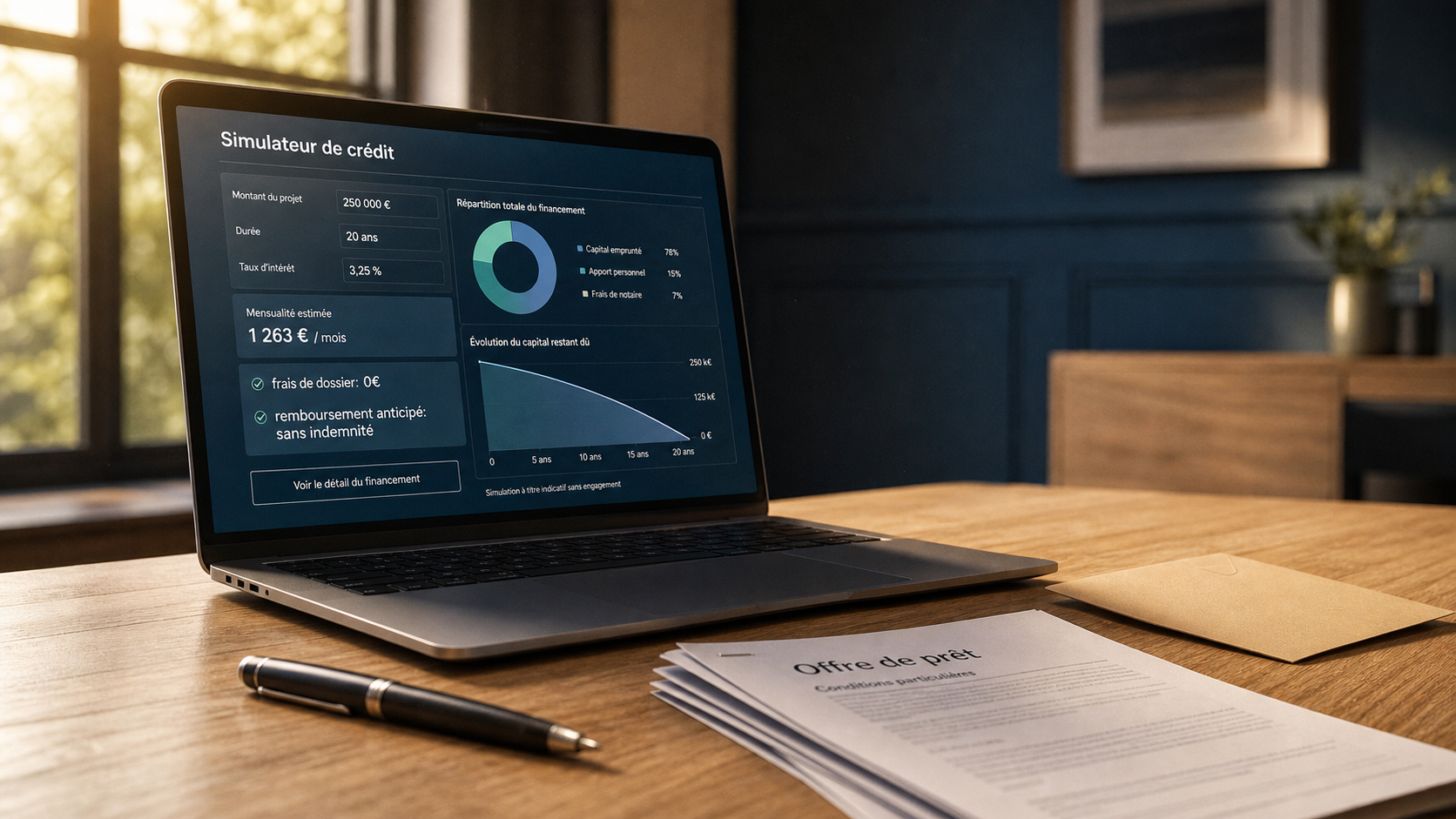 Boursorama credit immo : simulation zéro frais et zéro apport, remboursement anticipé sans indemnité