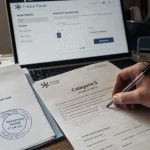 Catégorie 5 pole emploi : bureau France Travail, case cochée et formulaires