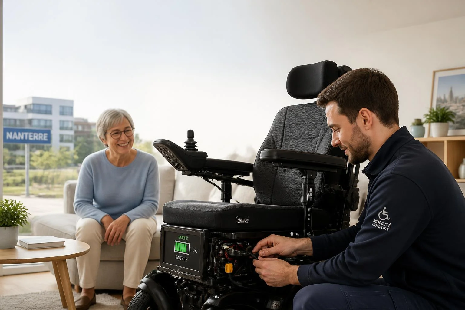 Fauteuil électrique à Nanterre : entretien pour éviter l’arrêt