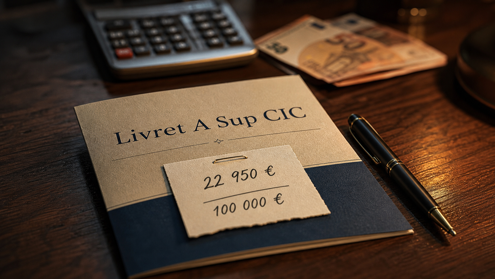 livret a sup cic plafond : 100 000 € et intérêts au-delà de 22 950 €