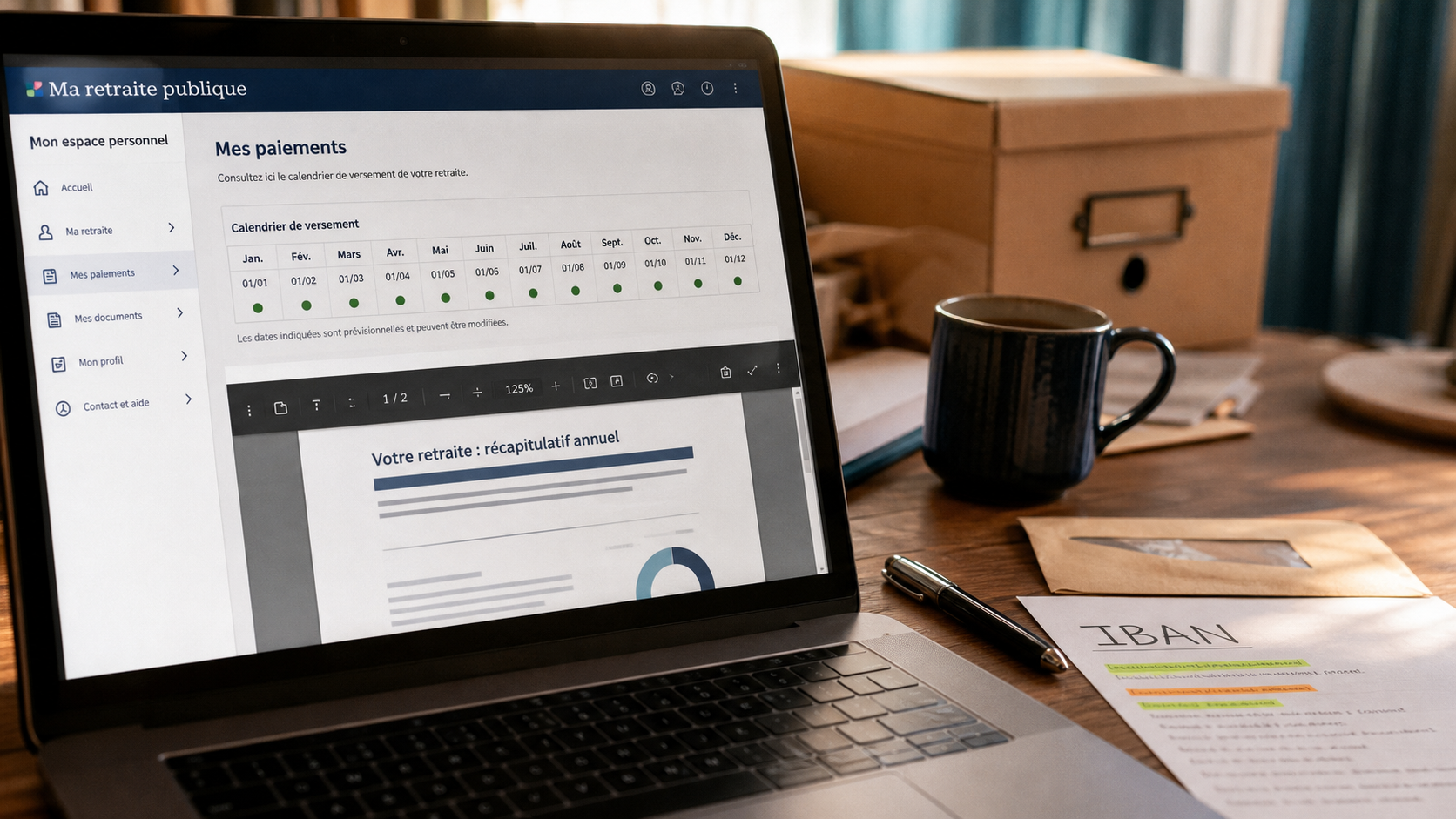 Paiement retraite FSPOEIE : calendrier de versement et justificatifs