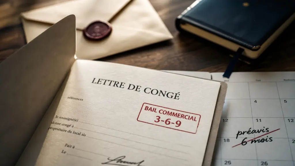 Fin de bail commercial : 6 mois de préavis et les erreurs qui reportent le congé