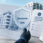 Garanties obligatoires chantier immobilier : décennale et GFA