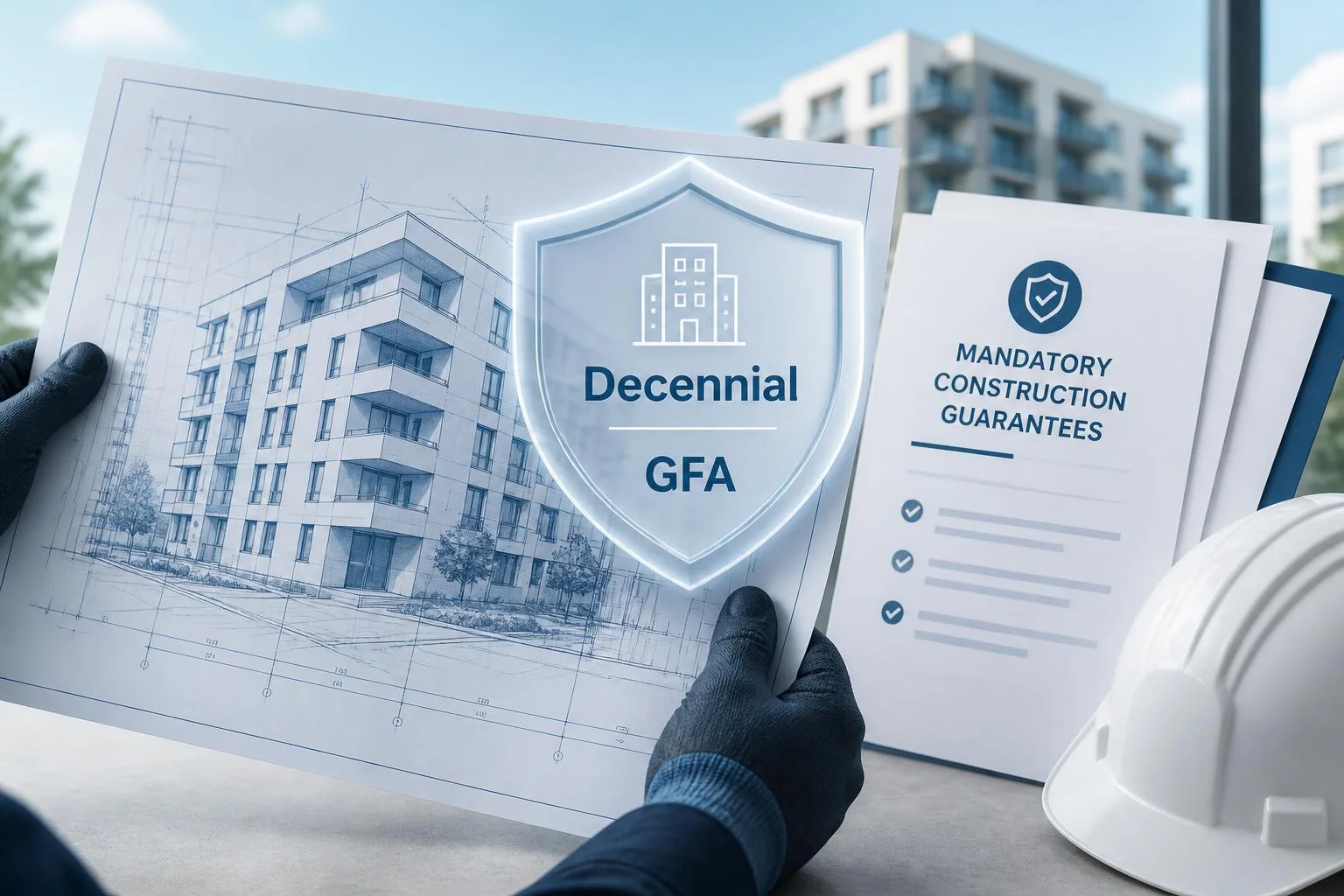 Garanties obligatoires chantier immobilier : décennale et GFA