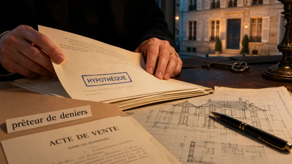 Privilège de prêteur de deniers : l’ancienne garantie qui protège encore l’achat d’un bien existant