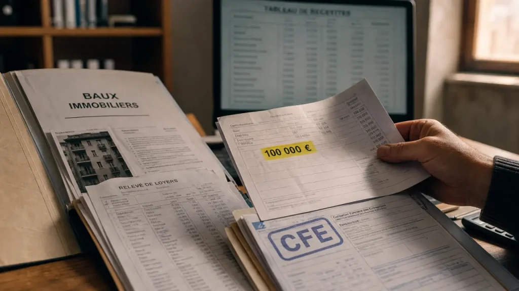 SCI et CFE : quand le seuil de 100 000 € change l’imposition