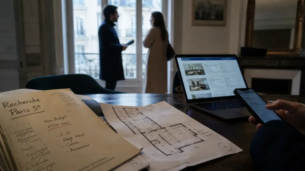 Chasseur immobilier à Paris 5e : trouver le bon appartement dans un marché rare