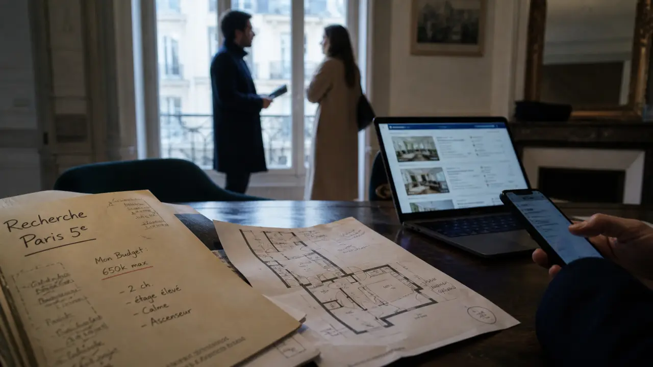 Chasseur immobilier paris 5 : dossier recherche appartement