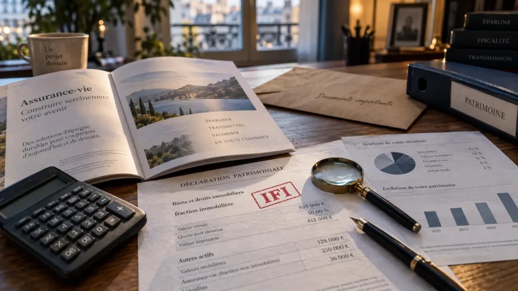 Assurance-vie et IFI : seule la fraction immobilière peut être taxable
