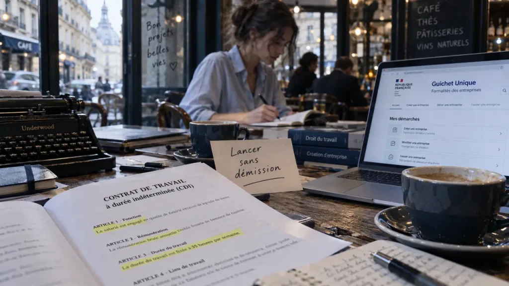 Créer son entreprise en CDI : loyauté, temps de travail et chômage à sécuriser