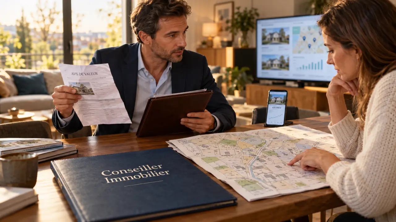Definition conseiller immobilier : conseiller immobilier et avis de valeur en rendez-vous