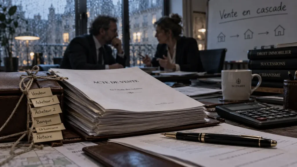 Vente en cascade : les risques d’un achat engagé avant une vente sécurisée